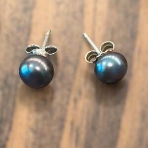 Timeless Tahitian Pearl Stud Earrings - Classic Pearl Posts